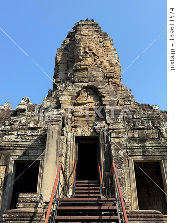 アンコールトムのバイヨン寺院、クメールの微笑み、2026年1月 アンコールトムのバイヨン寺院、クメールの微笑み、2026年1月 139611524