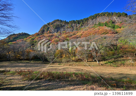 紅葉の屏風岩公苑(奈良県宇陀郡曽爾村) 紅葉の屏風岩公苑(奈良県宇陀郡曽爾村) 139611699