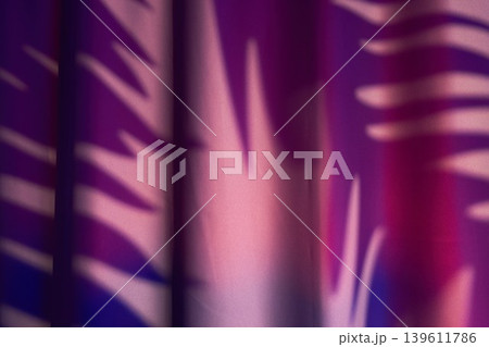 Dramatic theater stage backdrop. Vivid red and purple velvet curtain with motion effects and spotlight gradients creating striking atmosphere Dramatic theater stage backdrop. Vivid red and purple velvet curtain with motion effects and spotlight gradients creating striking atmosphere 139611786