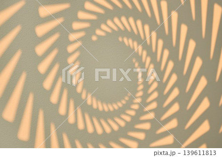 Minimalist background: geometric sun rays shadow in a vortex shape 139611813