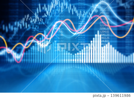 stock market finance graph background with abstract Growth graph chart stock market finance graph background with abstract Growth graph chart 139611986
