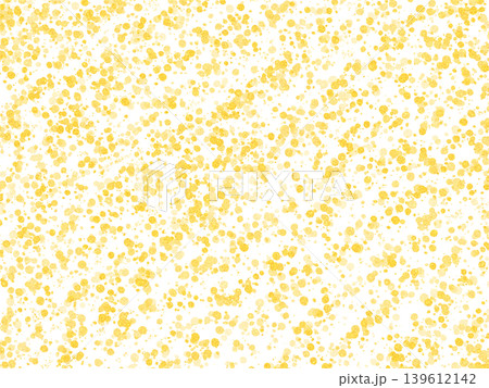 ゴールドのきらめく小粒ドットが華やかな背景素材 139612142