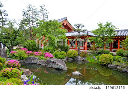 三十三間堂 池泉回遊式庭園 三十三間堂 池泉回遊式庭園 139612156