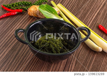 Vegan sea grapes green seaweed 139613289