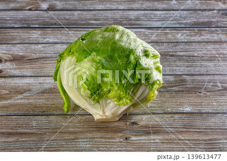 Green Iceberg cabbage for salad Green Iceberg cabbage for salad 139613477