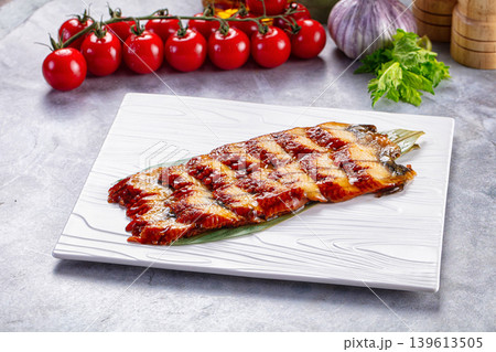 Grilled eel with unagi sauce Grilled eel with unagi sauce 139613505