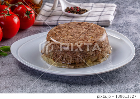 Russian traditional Holidets with chicken Russian traditional Holidets with chicken 139613527
