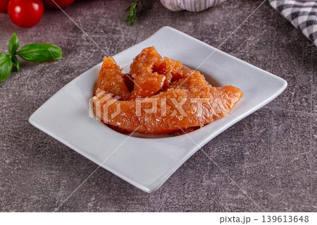 Salted herring roe for snack Salted herring roe for snack 139613648