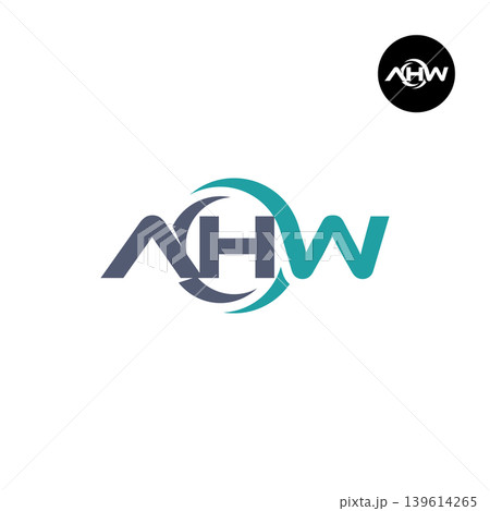 Letter AHW Logo Design Readymade Initial 139614265