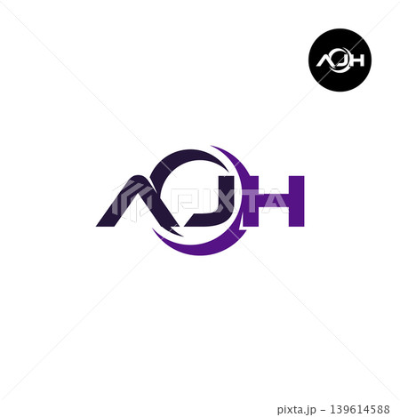 Letter AJH Logo Design Readymade Initial 139614588