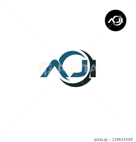 Letter AJI Logo Design Readymade Initial Letter AJI Logo Design Readymade Initial 139614589