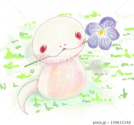 かわいい白蛇 139615148