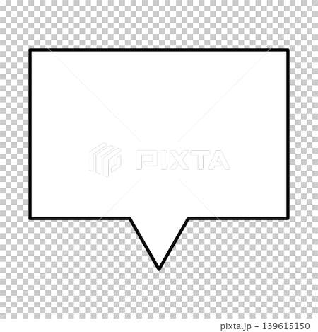 簡單對話框(方形)004 簡單對話框(方形)004 139615150