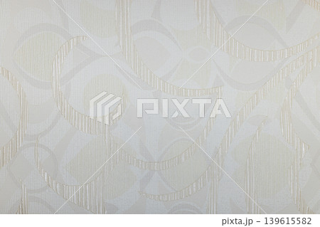 Subtle white tapestry background with delicate circular patterns Subtle white tapestry background with delicate circular patterns 139615582