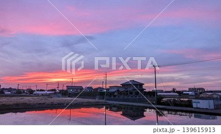 夕焼け 夕焼け 139615913