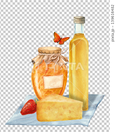 cheese, oil, watercolor 139616482