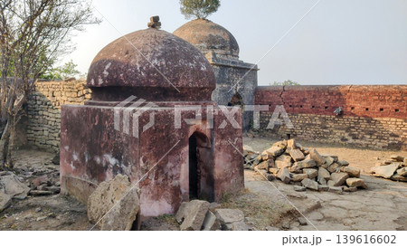 Ancient domed shrine inside Guru Nanak compound at Tilla Jogian pakistan Ancient domed shrine inside Guru Nanak compound at Tilla Jogian pakistan 139616602
