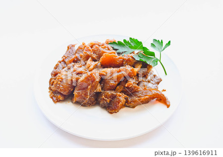 味付け鶏肉　みそ味 139616911