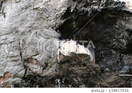 Rock in the ocean, stone structure Rock in the ocean, stone structure 139617016