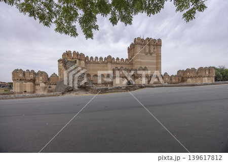 Castillo de Coca, a Mudejar style medieval fortress in Segovia 139617812