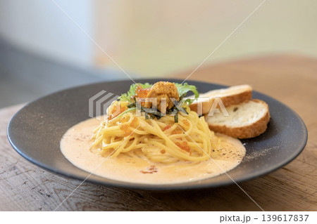 濃厚うにクリームパスタ 139617837