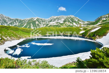 絶景の立山アルパイン 夏景色 絶景の立山アルパイン 夏景色 139618654