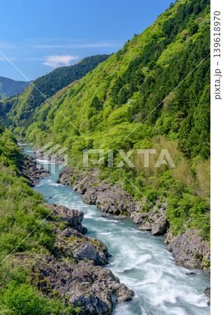 八百とどろ 四万十川水系の急流と奇岩が織りなす渓谷風景 八百とどろ 四万十川水系の急流と奇岩が織りなす渓谷風景 139618970