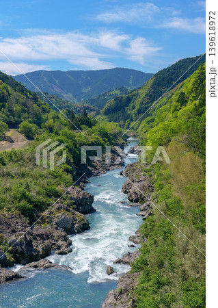 八百とどろ 四万十川水系の急流と奇岩が織りなす渓谷風景 八百とどろ 四万十川水系の急流と奇岩が織りなす渓谷風景 139618972