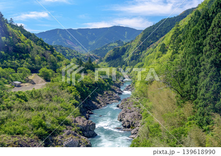 八百とどろ 四万十川水系の急流と奇岩が織りなす渓谷風景 八百とどろ 四万十川水系の急流と奇岩が織りなす渓谷風景 139618990