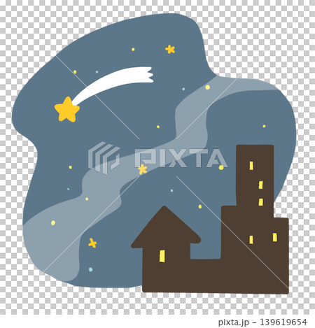 A night when you can see shooting stars and the Milky Way 139619654
