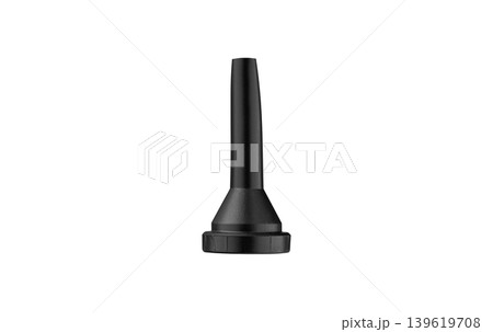 Replacement brush for portable handheld vacuum cleaner. Industrial plastic attachment on a white background. 139619708