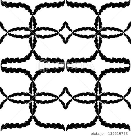 seamless pattern with hand drawn ornament 139619758