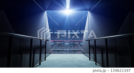 Stadium corridor concept Stadium corridor concept 139621397