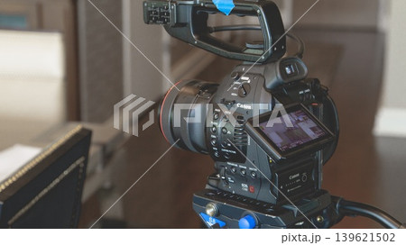 video camera in hand video camera in hand 139621502