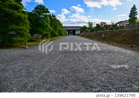 The inside of nijo jo castle, Kyoto, Japan. World Heritage Site. Major tourist attraction in Kansai region in Japan. Japan famous historic architecture. Building exterior and nature scene. The inside of nijo jo castle, Kyoto, Japan. World Heritage Site. Major tourist attraction in Kansai region in Japan. Japan famous historic architecture. Building exterior and nature scene. 139621790