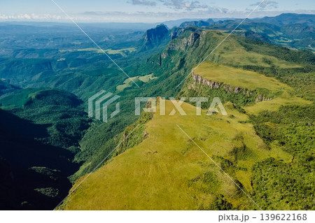Espraiado canyon and scenic drone view of mountains in Santa Catarina 139622168