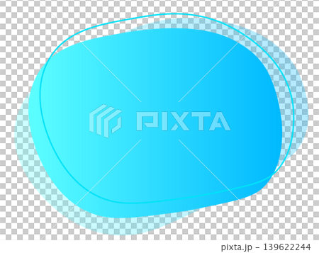 Light blue gradient fluid frame Light blue gradient fluid frame 139622244