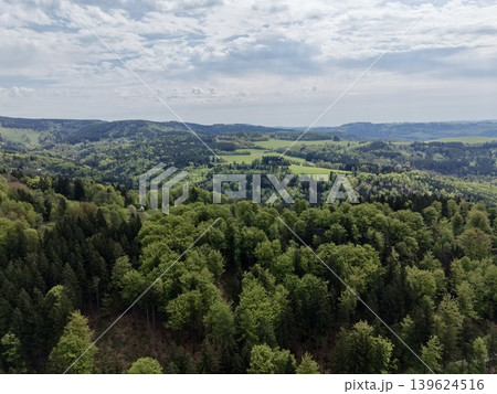 Vast Green Landscape. Undisturbed Natural Environment Perfect For Nature Lovers And Explorers Vast Green Landscape. Undisturbed Natural Environment Perfect For Nature Lovers And Explorers 139624516