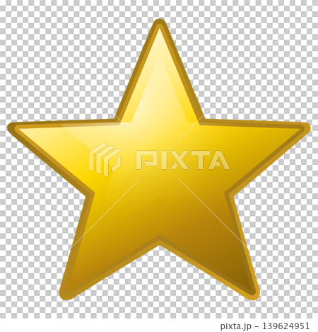 Shiny golden star icon illustration isolated Shiny golden star icon illustration isolated 139624951