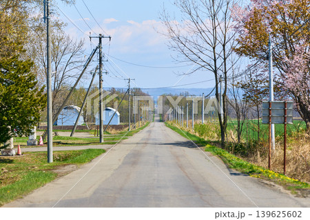 北海道の直線道路 北海道の直線道路 139625602