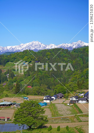 小川村から眺めた北アルプス 小川村から眺めた北アルプス 139625830
