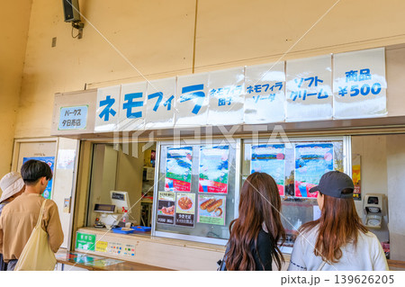 東京 足立区 舎人公園 ネモフィラ花壇 脇の売店 東京 足立区 舎人公園 ネモフィラ花壇 脇の売店 139626205