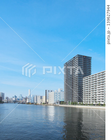 品川ふ頭橋より望む運河周辺　 都市景観（2026年4月） 139627944