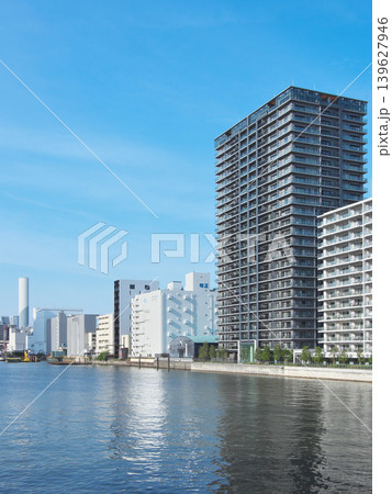 品川ふ頭橋より望む運河周辺　 都市景観（2026年4月） 139627946