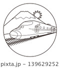 塗り絵(ドクターイエロー) 139629252