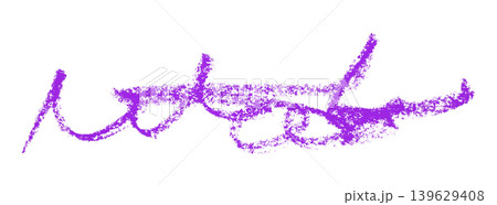 purple pencil strokes isolated on transparent background 139629408