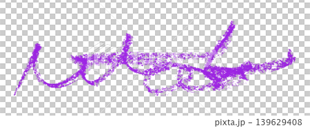 purple pencil strokes isolated on transparent background 139629408