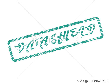 Official data shield security approval stamp for confidential digital information protection and privacy Official data shield security approval stamp for confidential digital information protection and privacy 139629452