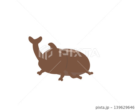 かわいいカブトムシのイラスト 139629646