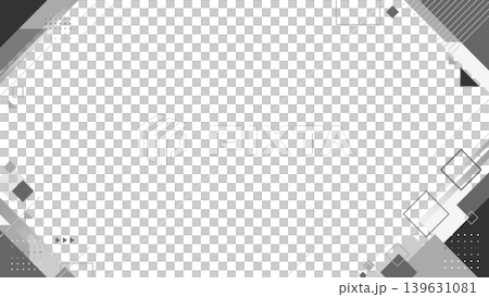 Black geometric frame background with diagonal lines and squares, cool decoration, copy space Black geometric frame background with diagonal lines and squares, cool decoration, copy space 139631081